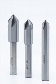 img 4 attached to Precision Cuts With High Speed Steel 4 Flute Machine Countersink Set (1/2, 5/8, 3/4 - 82°) - Boost Your Drilling Efficiency