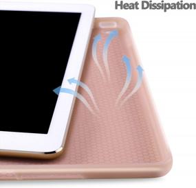img 1 attached to Protect Your IPad - Rose Gold Ultra Slim RUBAN Case With Auto Wake/Sleep Feature For IPad 9.7-Inch (2018/2017 Model)