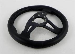 img 2 attached to 🔝 Enhanced NRG Innovations ST-002RCF Steering Wheel: Black Leather/Crafted Carbon Center Spoke