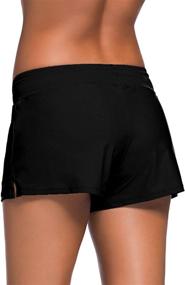 img 1 attached to Ecosunny Waistband Swimsuit Boyshort Boardshort Women's Clothing via Swimsuits & Cover Ups