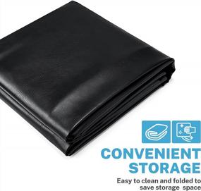 img 1 attached to Kohree 7/8/9FT Heavy Duty Leatherette Pool Table Cover - Waterproof & UV Protection For All Sizes!