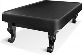 img 4 attached to Kohree 7/8/9FT Heavy Duty Leatherette Pool Table Cover - Waterproof & UV Protection For All Sizes!