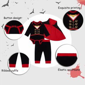 img 2 attached to Cute Vampire Jazz Outfit And Cloak For Your Baby'S First Halloween!