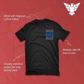 img 2 attached to Thin Blue Line Supporter Shirt For Police: Backing The Blue And Police Lives Matter