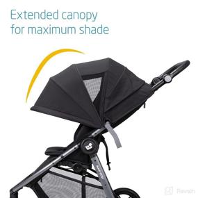 img 1 attached to 🔘 Midnight Black Maxi-Cosi Gia XP 3-Wheel Travel System