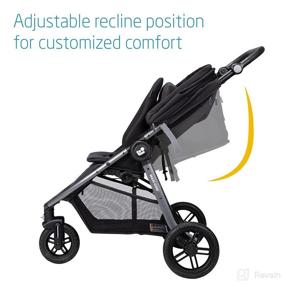 img 2 attached to 🔘 Midnight Black Maxi-Cosi Gia XP 3-Wheel Travel System