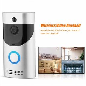 img 1 attached to Enhance Home Security With SONEW Video Doorbell | 720P HD Video | IR Night Vision | Two-Way Talk | Motion Detection | Wifi | IOS And Android App Control