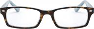 stylish ray ban rx5206 eyeglasses in havana azure – enhance your look! logo