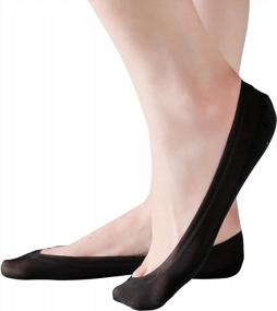 img 3 attached to Stay Comfy And Discreet All Day With RIIQIICHY Women'S No Show Socks - Perfect For Flats, Boats And More!