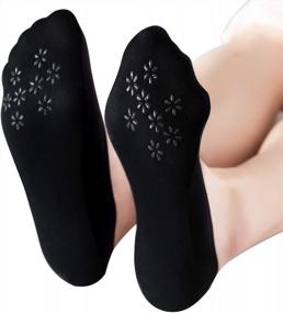 img 2 attached to Stay Comfy And Discreet All Day With RIIQIICHY Women'S No Show Socks - Perfect For Flats, Boats And More!