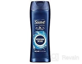 img 2 attached to 🧼 Suave Men's Refreshing Body Wash, 12 Ounce (Pack of 6)