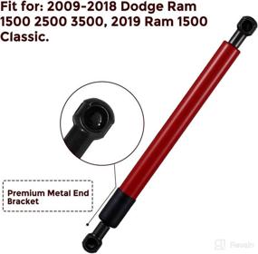 img 1 attached to Red Vepagoo Tailgate Assist Shock for Dodge Ram 1500 2009-2018, RAM 1500 Classic 2019-2022, RAM HD 1500 2500 3500 2010-2022