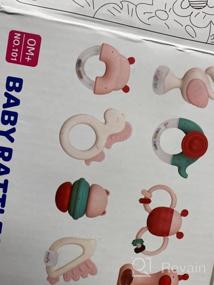 img 5 attached to Набор игрушек-погремушек из 8 шт. - идеальный подарок для новорожденных девочек 3-12 месяцев!