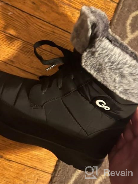 img 1 attached to Stay Warm And Comfy This Winter With Our Women'S Fur Lined Mid-Calf Snow Boots - Waterproof, Non-Slip And Stylish! review by Alejandro White