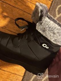 img 5 attached to Stay Warm And Comfy This Winter With Our Women'S Fur Lined Mid-Calf Snow Boots - Waterproof, Non-Slip And Stylish!