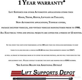 img 2 attached to 🚪 Pair of Liftgate Supports for Nissan Rogue 2014-2020, No Power Gate, Not for Select & Sport Models, OEM Numbers: 904504BA0B, 90450-4BA0B, 904514BA0B, 90451-4BA0B, 904515HA0A, 90451-5HA0A, PM3890L-R