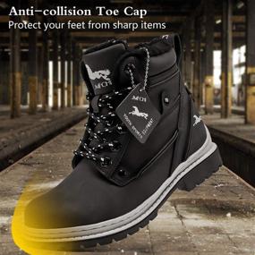 img 1 attached to VITUOFLY Boys Boots Adventure Anti Skid Boys' Shoes : Outdoor