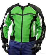 super fabric motorcycle jacket armored logo