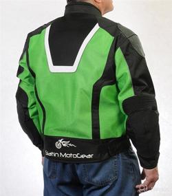 img 1 attached to Super Fabric Motorcycle Jacket Armored