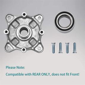 img 1 attached to 🔧 Polaris RZR 800 Rear Wheel Hub Repair Kit Replacement - Upgraded Assembly for Ranger 500 570, Sportsman 550 700 & More - Replaces OEM Part #'s 5135113, 7518378, 3514635