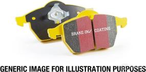 img 2 attached to EBC Brakes DP41563R Yellowstuff Street and Track Brake Pad: Enhanced Performance and Durability for Optimal Road and Track Performance