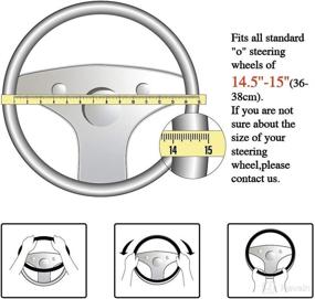 img 2 attached to Bompa Steering Printed Breathable Universal Interior Accessories