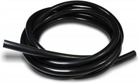 img 4 attached to 6MM(1/4 Inch) Ronteix Universal High Performance Silicone Vacuum Hose Tubing Line - 5 Feet Length (Black)