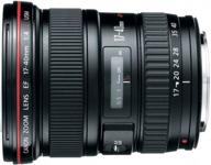 ultra wide angle zoom lens for slr cameras - canon ef 17-40mm f/4l usm logo