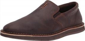 img 4 attached to Clarks Mens Forge Loafer Leather Men's Shoes for Loafers & Slip-Ons