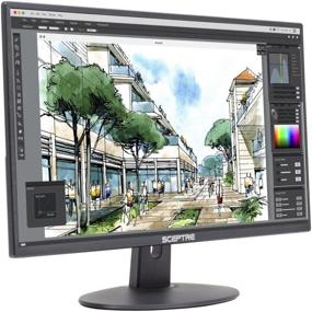 img 3 attached to Sceptre E225W 19028A LED Lit Monitor: Crisp Display with 60Hz Refresh Rate, E225W 19208A, E225W-19028A