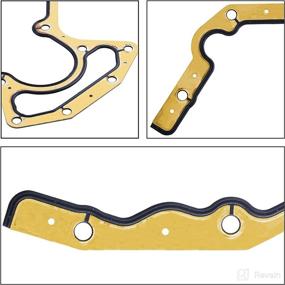 img 2 attached to 🧰 ORAEVY Rear Main Seal Gasket Set - Compatible with GM LS Series Engines: LS1, LS6, LS2, LS3, LQ9, LQ4 - Fits 4.8L, 5.3L, 5.7L, 6.0L, 6.2L - Chevy Silverado, Suburban, Tahoe, Trailblazer - GMC Sierra