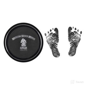 img 4 attached to Forever Fun Times Baby Hand and Footprint Kit: Create Hundreds of Detailed Prints Safely with One Baby Safe Ink Pad