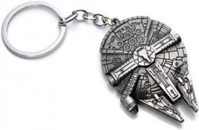 img 4 attached to Own A Piece Of The Millennium Falcon With QMx Star Wars Replica Key Chain