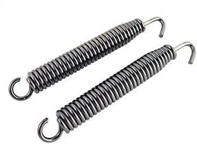 img 3 attached to Enhance Your Motorcycle's Performance with the Outlaw Racing Stainless Steel Exhaust Pipe Muffler Springs Swivel Pair (75mm)