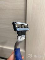 img 1 attached to Gillette Mach3 Reusable Shaving Razor UEFA Champions League Grey/Black review by Bima ᠌