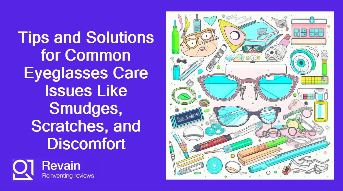 Tips and Solutions for Common Eyeglasses Care Issues Like Smudges, Scratches, and Discomfort