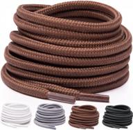 5/32″ thick round shoelaces [1 pair] - perfect for shoes, sneakers & boots! логотип