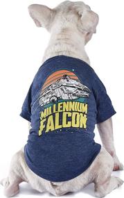 img 2 attached to 🐶 Millennium Falcon Dog Tee - Star Wars Pet Shirt in Soft and Comfortable Fabric, Cute Dog Clothing and Apparel for Fans