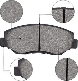 img 2 attached to Brake Pad CHEINAUTO STP0974 Ceramic