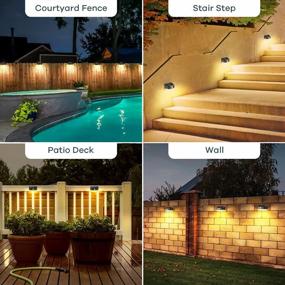 img 3 attached to Illuminate Your Outdoor Space With Linkind'S Solar-Powered Motion Sensor Lights-4 Pack