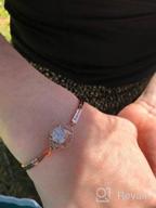 img 1 attached to 🎄 Aihitero Christmas Day Sis Bracelet: A Timeless Gift of Love and Friendship in Rose Gold review by Ashley Ellis