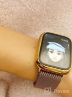 img 1 attached to Secbolt 42Mm Case Compatible Apple Watch Band With Built In Tempered Glass Screen Protector- All Around Protective Case For IWatch Series 3/2/1, Silver(42Mm) review by Megan Smalls