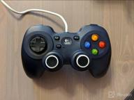 img 1 attached to 🎮 Logitech F310 Wired Gamepad Controller with Console-Like Layout and 4-Way Switch D-Pad for PC - Blue review by Nguyn Quang Huy ᠌