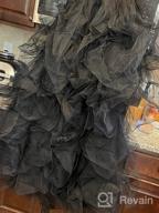 img 1 attached to Women'S High Low Tulle Skirt With Ruffles For Special Occasions review by Robert Sorrells