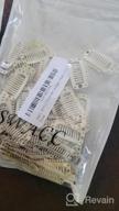 img 1 attached to 100Pcs U-Shape Hair Extension Clips With Rubber, 10-Teeth 9 Holes For DIY Snap Comb Wig (White Beige) review by Albina Bloom