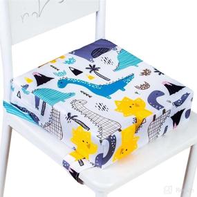 img 4 attached to Portable Toddler Booster Seat for Dining Table, Adjustable Cushion for Boys - Optimal SEO