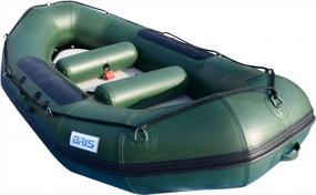 img 4 attached to 1.2Mm 9.8Ft White Water River Raft Inflatable Boat Floating Tubes By BRIS