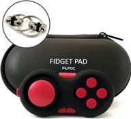 fidget controller toy: pilpoc fidget pad for improved focus, stress and anxiety relief, adhd clicker, fidget clicker, remote control fidget toy, sensory kids toy controller logo