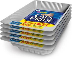 img 2 attached to Cat's Pride Disposable Litter Pan - All-In-One Pan and Litter Solution for Cats