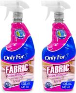 2 pack x 32 fl oz fabric cleaner - multi fabric stain remover for sofa, couches, carpets, and upholstery logo